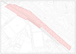 Tir i’r de o Mynachdy Road, Gabalfa